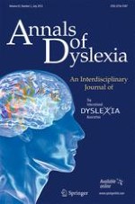 Annals of Dyslexia 1/1999