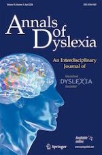 Annals of Dyslexia 1/2020