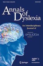 Annals of Dyslexia 3/2021