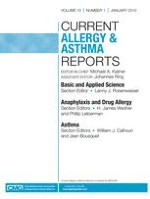 Current Allergy and Asthma Reports 1/2010
