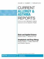 Current Allergy and Asthma Reports 1/2012
