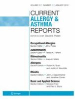 Current Allergy and Asthma Reports 1/2015