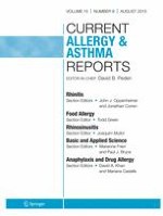 Current Allergy and Asthma Reports 8/2015