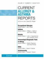 Current Allergy and Asthma Reports 8/2016