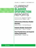 Current Bladder Dysfunction Reports 3/2015