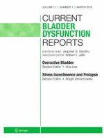 Current Bladder Dysfunction Reports 1/2016