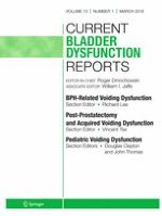 Current Bladder Dysfunction Reports 1/2018