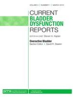 Current Bladder Dysfunction Reports 1/2010