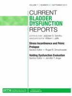 Current Bladder Dysfunction Reports 3/2012