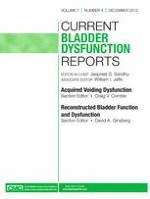 Current Bladder Dysfunction Reports 4/2012