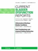 Current Bladder Dysfunction Reports 3/2013
