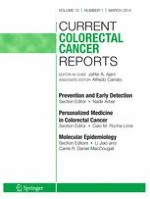 Current Colorectal Cancer Reports 1/2014