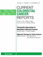 Current Colorectal Cancer Reports 3/2014
