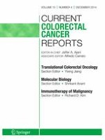 Current Colorectal Cancer Reports 4/2014