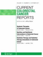 Current Colorectal Cancer Reports 5/2017