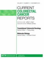 Current Colorectal Cancer Reports 4/2012