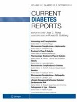 Current Diabetes Reports 10/2015