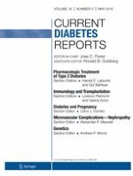 Current Diabetes Reports 5/2016