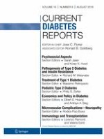 Current Diabetes Reports 8/2016