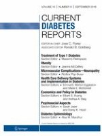 Current Diabetes Reports 9/2016