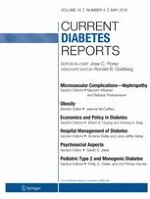 Current Diabetes Reports 5/2018