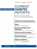 Current Diabetes Reports 6/2018