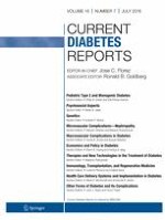 Current Diabetes Reports 7/2018