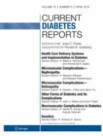 Current Diabetes Reports 4/2019