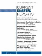 Current Diabetes Reports 7/2019