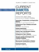 Current Diabetes Reports 8/2019