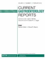 Current Gastroenterology Reports 1/2012