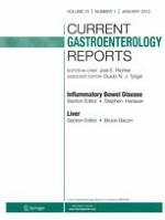 Current Gastroenterology Reports 1/2013