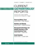 Current Gastroenterology Reports 1/2015