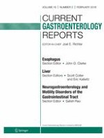 Current Gastroenterology Reports 2/2016