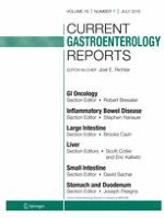 Current Gastroenterology Reports 7/2016