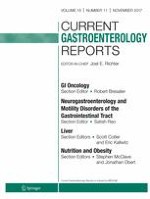 Current Gastroenterology Reports 11/2017