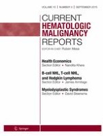 Current Hematologic Malignancy Reports 3/2015