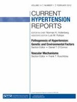 Current Hypertension Reports 1/2012