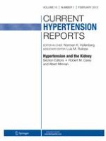 Current Hypertension Reports 1/2013