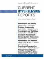 Current Hypertension Reports 7/2014