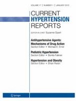 Current Hypertension Reports 1/2015
