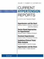 Current Hypertension Reports 10/2015