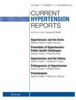 Current Hypertension Reports 11/2015