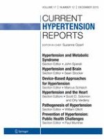 Current Hypertension Reports 12/2015