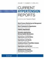 Current Hypertension Reports 4/2015