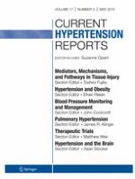 Current Hypertension Reports 5/2015