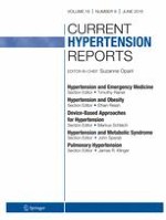 Current Hypertension Reports 6/2016
