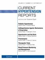 Current Hypertension Reports 10/2017