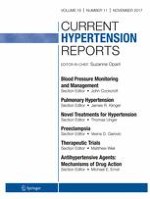 Current Hypertension Reports 11/2017