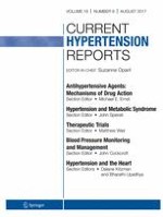 Current Hypertension Reports 8/2017